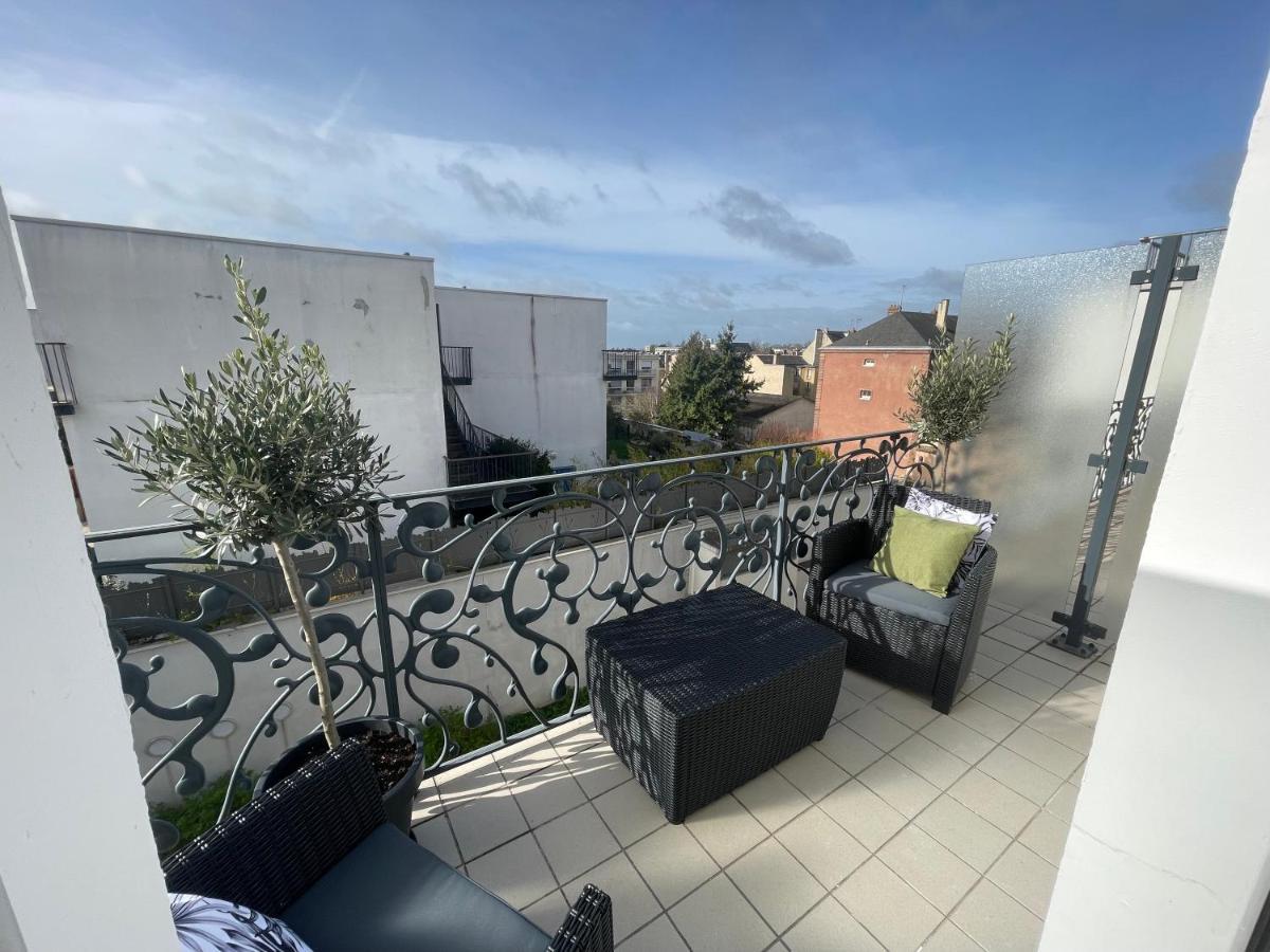 Alp Chartres - Grand Studio Avec Terrasse Et Parking ภายนอก รูปภาพ